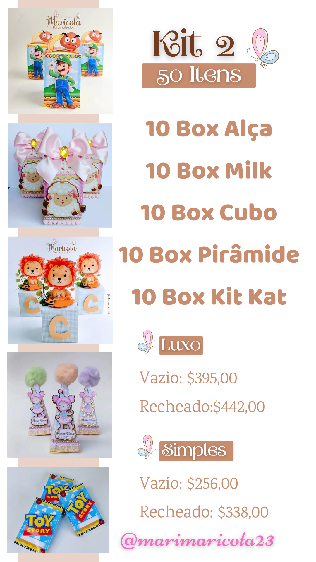 Kit 50 itens