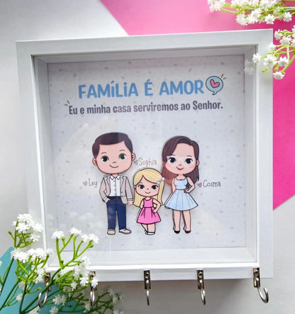 Quadrinho FOFYS com Porta Chaves